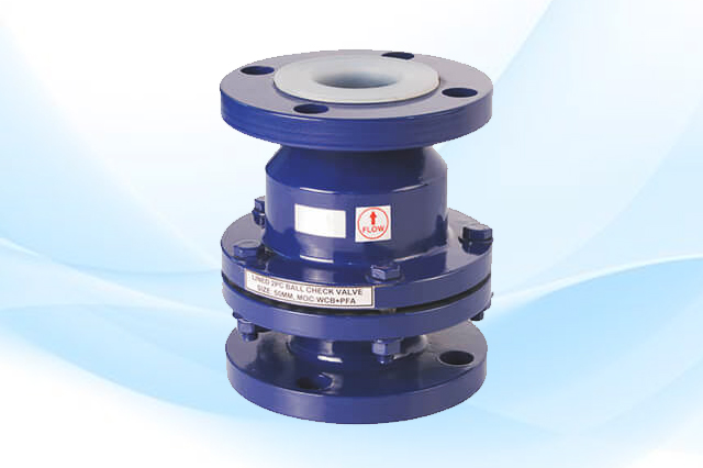 Lined Ball Check Valve